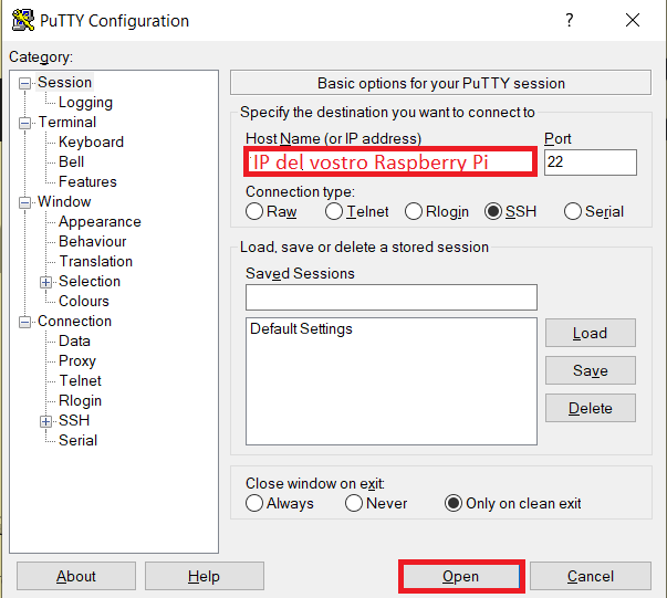 Putty for Windows